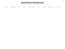 Tablet Screenshot of grapefruitmoon.net